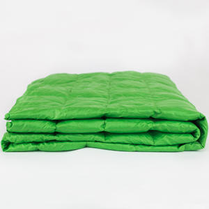 Дорожное пуховое одеяло-плед Kauffmann TRAVEL PLAID GREEN TEA